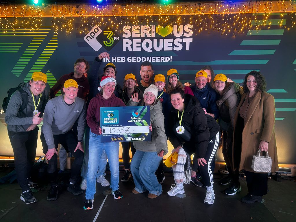 Opbrengst Bierrun voor Serious Request