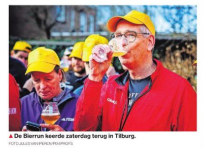 Bierrun Tilburg in Brabants Dagblad