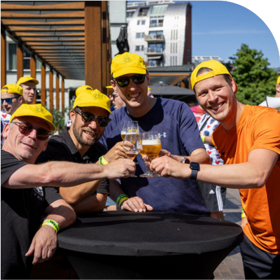 Bierrun Jongens van de Wit Den Bosch Serious Request