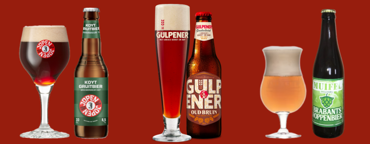Jopen Koyt, Gulpener Oud Bruin en Muifel Hoppenbier