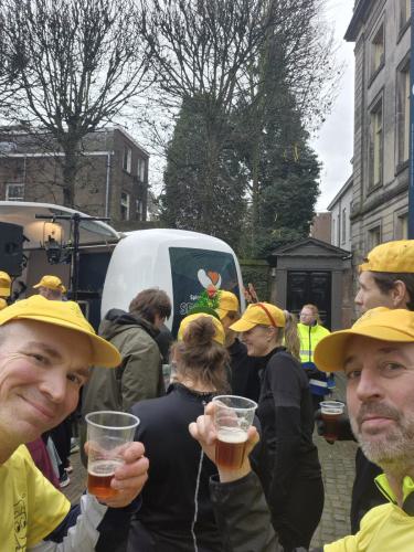 Bierrun en -walk voor Serious Request