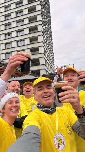 Bierrun en -walk voor Serious Request